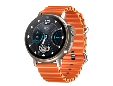 Smart Watch Pantalla AMOLED Redonda de 1,6 Pulgadas Resistente al Agua con Llamada Bluetooth, Recordatorio Compatible con iPhone Android (Plata) BI...