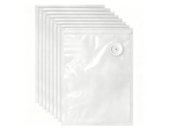 Bolsas De Vacío Reutilizables Para Alimentos Con Válvula De Aire Para La Conservación Y Congelación De Alimentos (8 Unidades/26x34cm) Gertiz