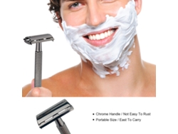 Vlrla-do Casam Traditional Long-cabod Razor Para Dry Wet Shaving