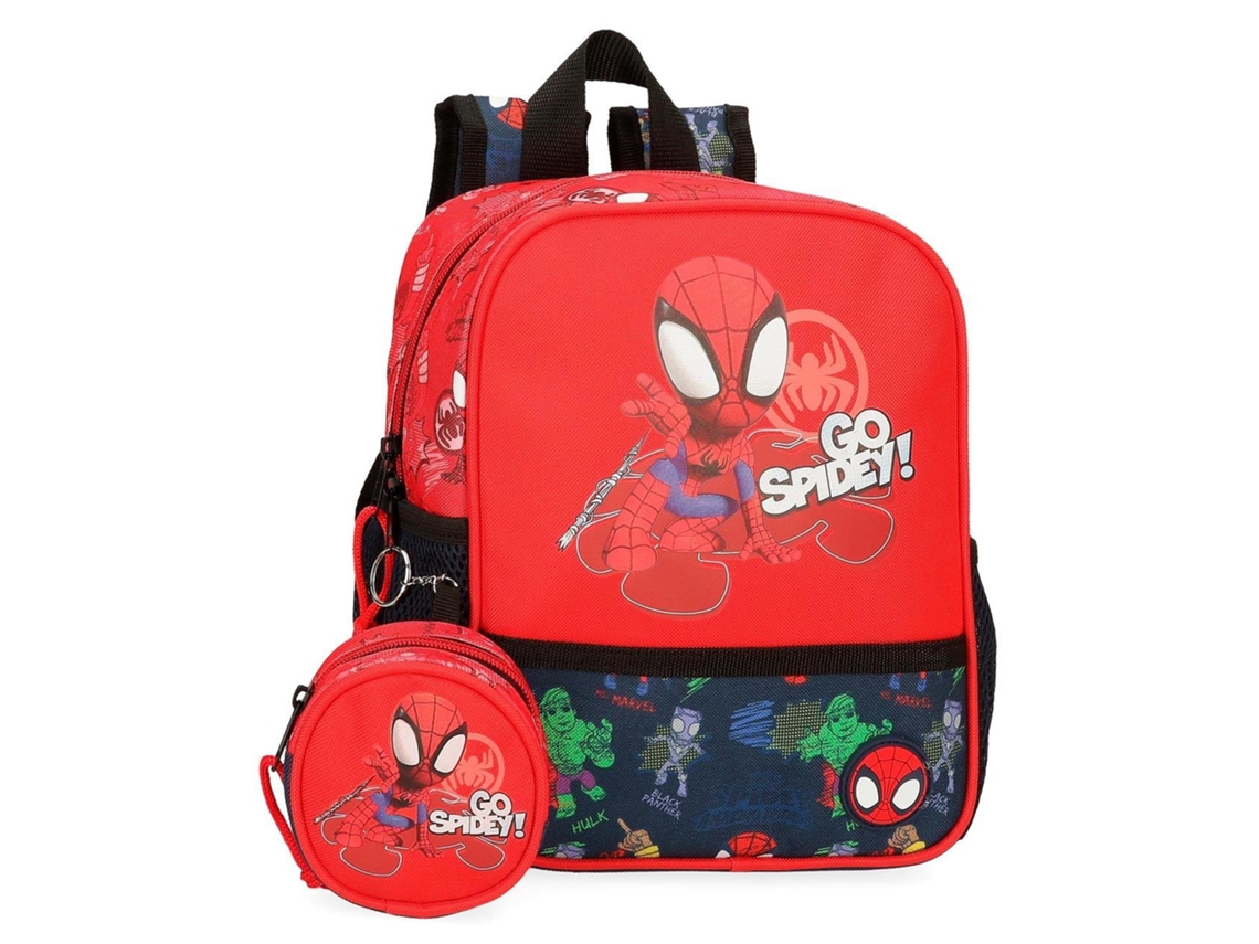 Mochila MARVEL Go Spidey (Poliéster  - Rojo - 23 x 25 x 10 cm)