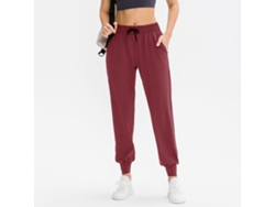 Pantalones De Running Para Mujer Con Bolsillos, Cintura Elástica Con Cordón Ajustable, Pantalones Deportivos Holgados Para Correr, Gimnasia Y Yoga.