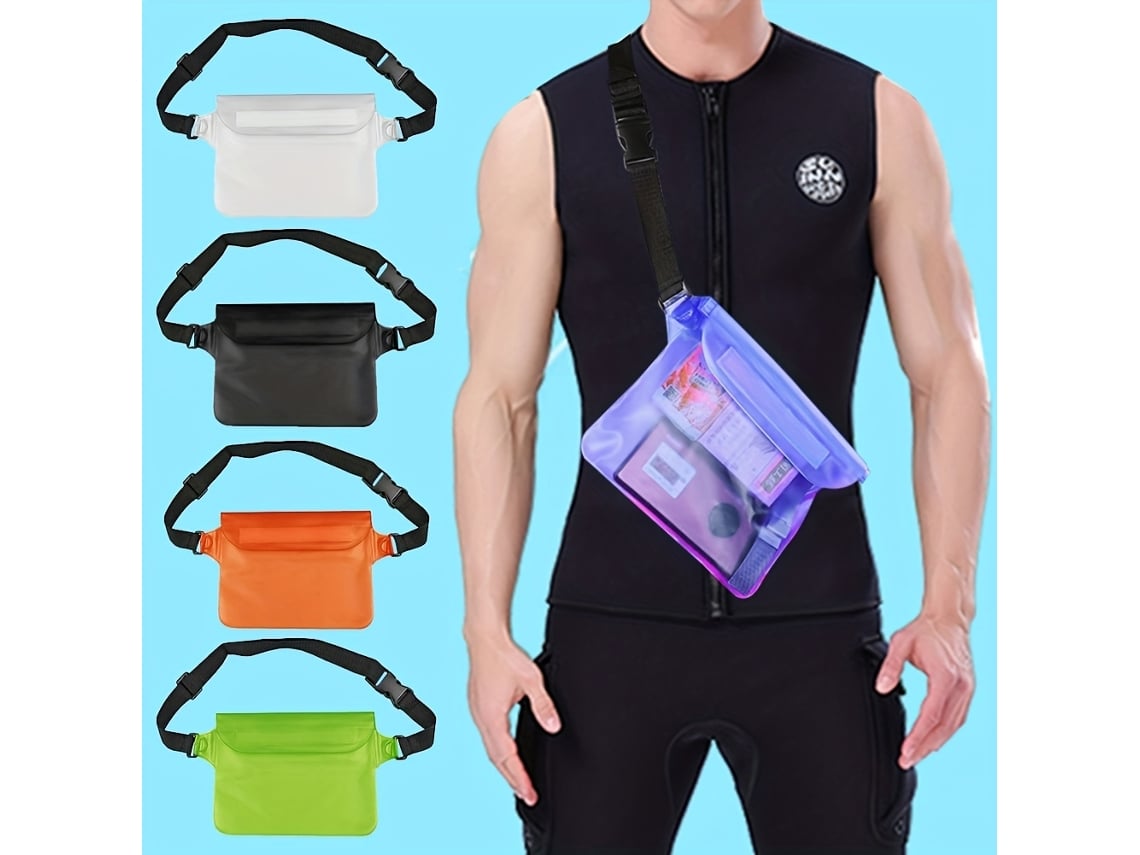 Bolsa Para Natación Y Buceo Al Aire Libre Con Correa De Flotación, Fabricada En Pvc, Con Correa Para El Hombro, Iluminación Led, Puerto Usb