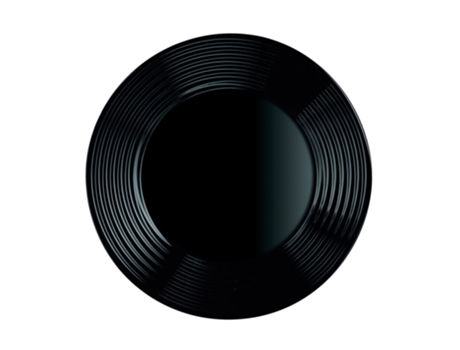 Plato LUMINARC (Negro - Vidrio)