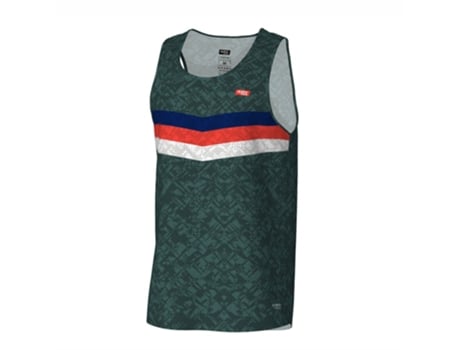 Camiseta sin Mangas de Hombre para Running 42K RUNNING Verde (XL)