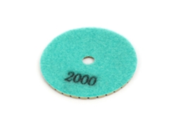 Disco De Pulido Húmedo De Diamante De 3 Pulgadas Y Grano 2000 Para Granito.