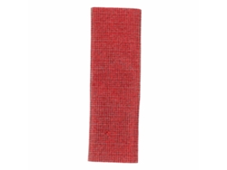 Estuche para micrófono (sin marca), con pedrería roja, universal, para espectáculos y bares.