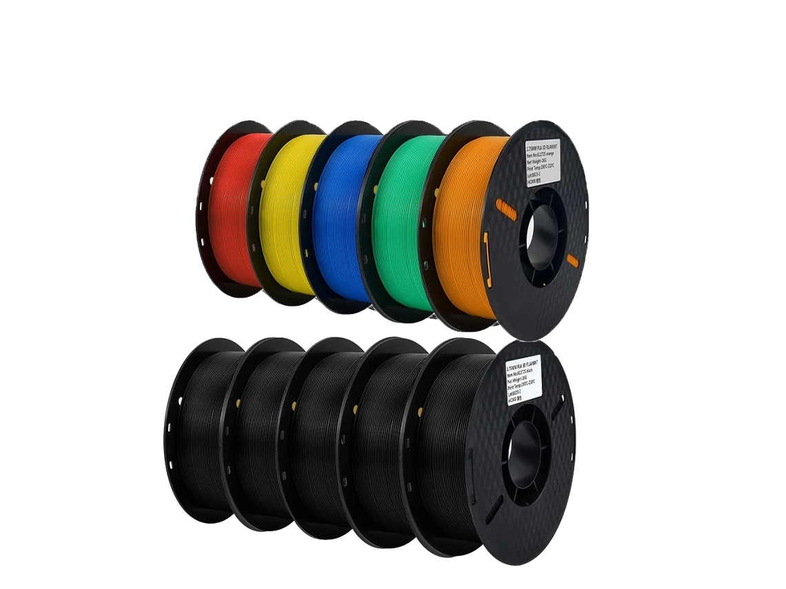 Filamento PLA para impresora 3D, diámetro de 1,75 mm, rollo de 1 kg, mezcla PLA B OEM de 10 kg