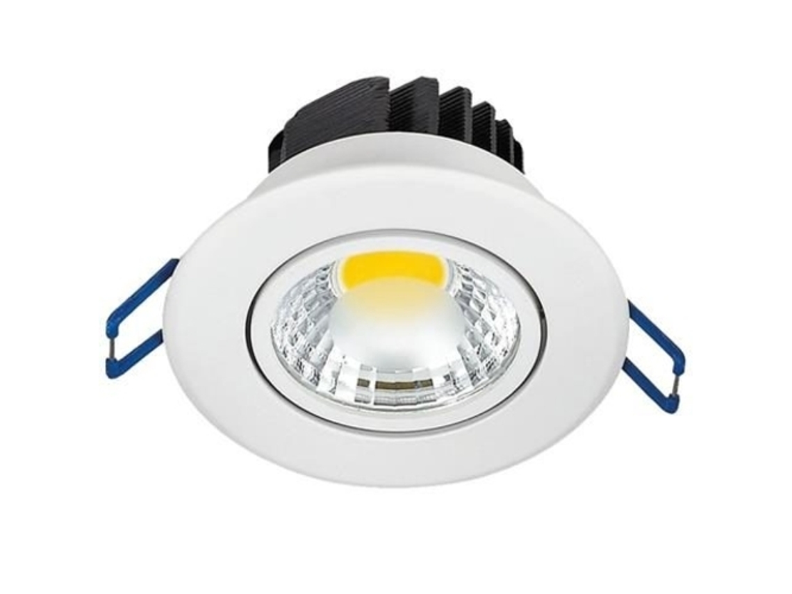 3W 6400K White Round LED White White HOROZ ELECTRIC