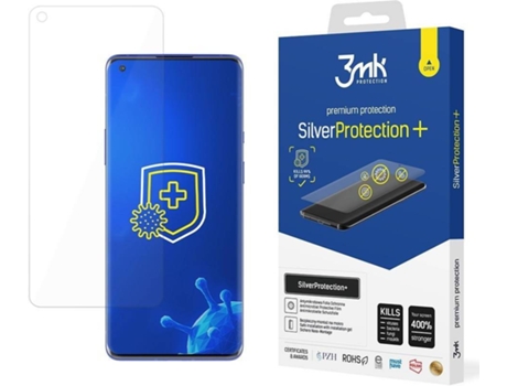 Protector Cristal Templado Oneplus 8 5G 3MK Antibacteriano