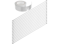 Cinta Aislante Térmica Adhesiva De Aluminio Resistente Al Calor Para Barreras De Tubos De Estufa