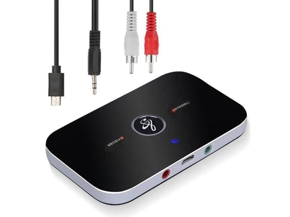 Adaptador de audio Bluetooth 4.0 2 en 1 Musou: Para receptores y transmisores MP3 inalámbricos para televisores.