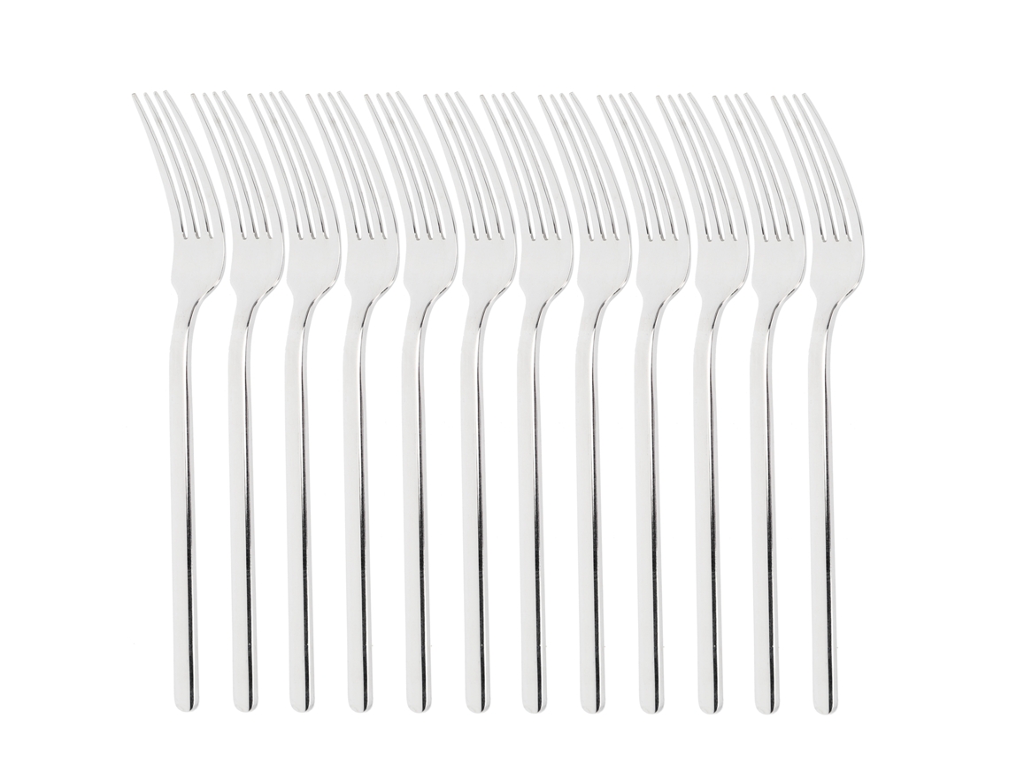 Juego de 12 tenedores de acero inoxidable 316 para cocina y comedor