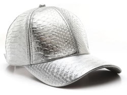 Gorra De Béisbol De Cuero Serpentino Para Hombre Y Mujer, Nueva Moda, Otoño/invierno, Color