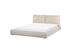 Cama de agua BELIANI Vinay de Poliéster Beige 176x233x90