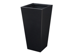 Maceta Vaargel 76x39x39 cm Acero Negro Casa.pro