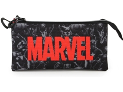 Estuche Triple MARVEL Timely HS (Negro - 11x23x10cm)