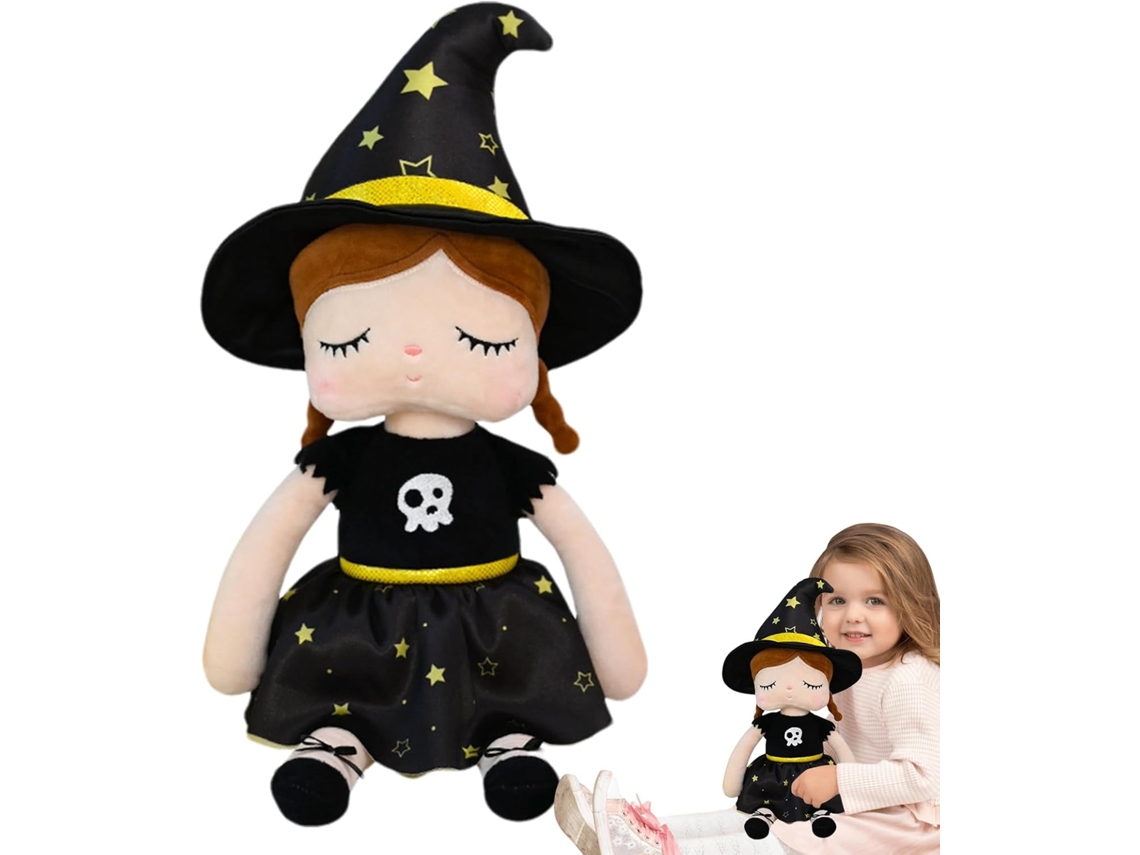 Hechicera | Jolie Sorcière De Jardin En Peluche Figuritas Douces Jeu Festif Para Decoração Maiso Gokoco
