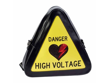Mochila OH MY POP! Oh My Pop High Voltage Warning Unisex (Amarillo)