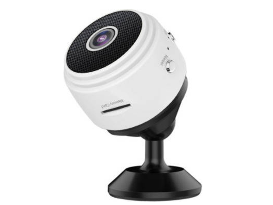 Cámara de seguridad Full HD, cámara wifi fija de 1080p con sensor de movimiento Yizhood (blanca)
