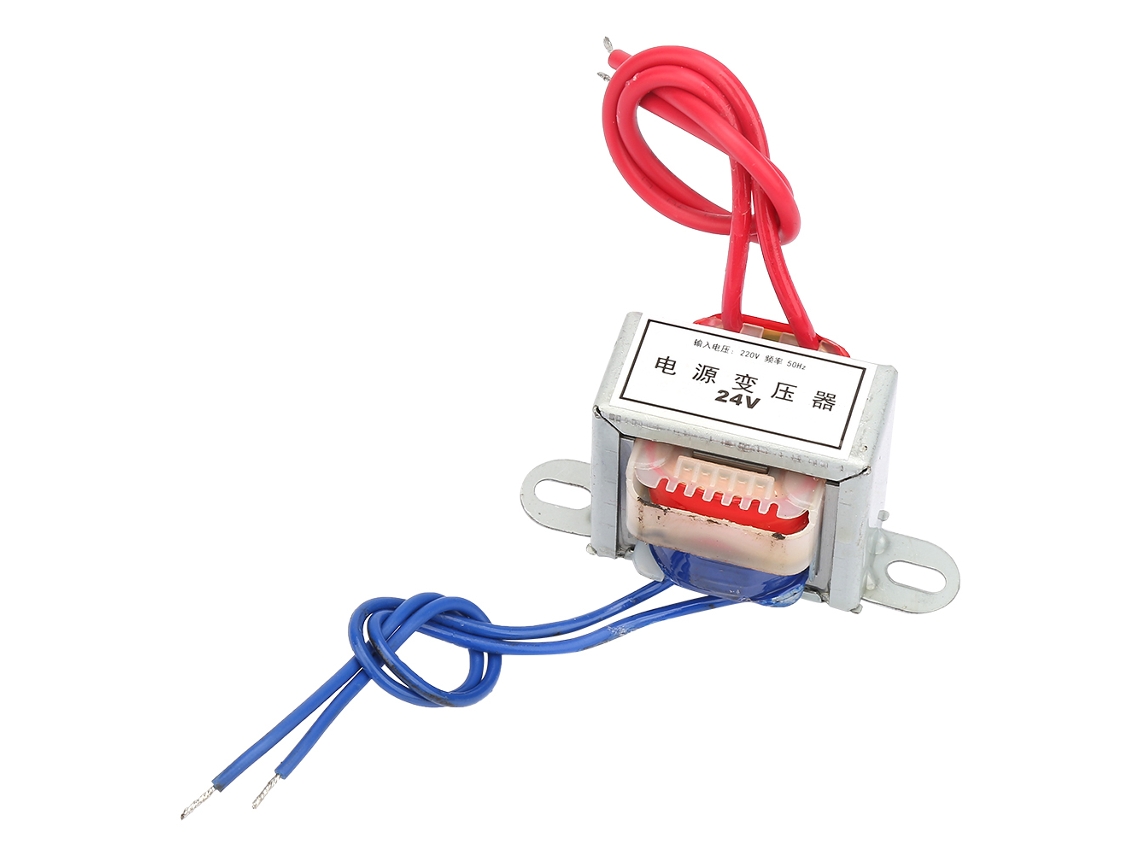 Transformador De Potencia Único Ei, Voltaje De Salida Ca 12 V/24 V, Entrada 2 W, 220 V, 50 Hz, Convertidor De Potencia (24 V)