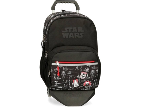 Mochila con Ruedas STAR WARS Space Mission Negro (32x45x15 cm)