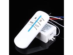 Bj-interruptor De Luz Led Sem Fio Com Controle Remoto Digital Rf 2 Vias On/off 180‑240v
