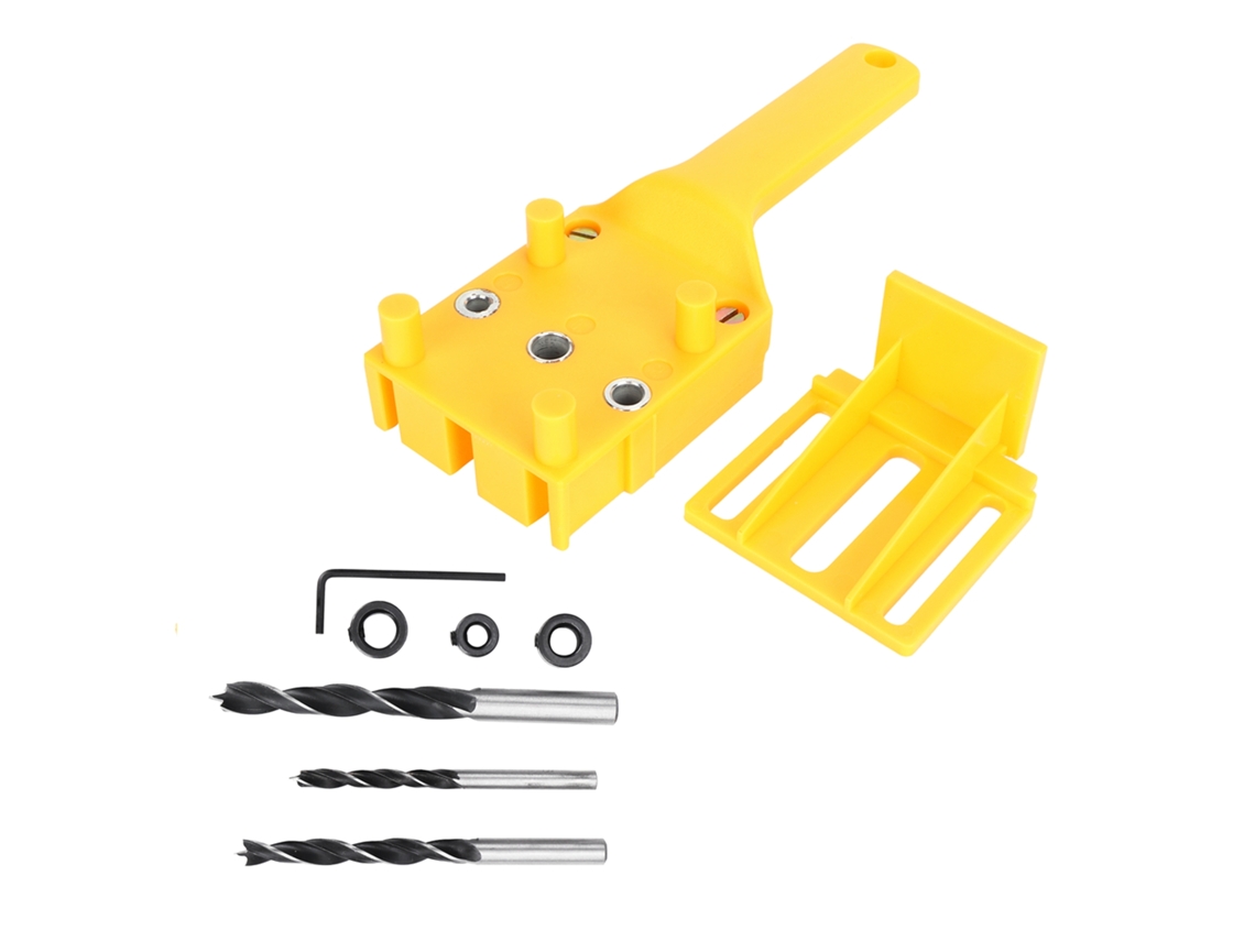Kit De 8 Piezas De Plantilla Para Espigas De Madera, Localizador De Punzones, Herramientas Manuales Para Taladrar