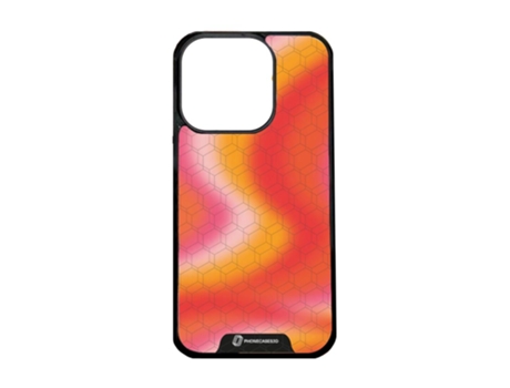 Funda Móvil Oficial Protector para iPhone 15 Pro PHONECASES3D Piel Sintética Negro