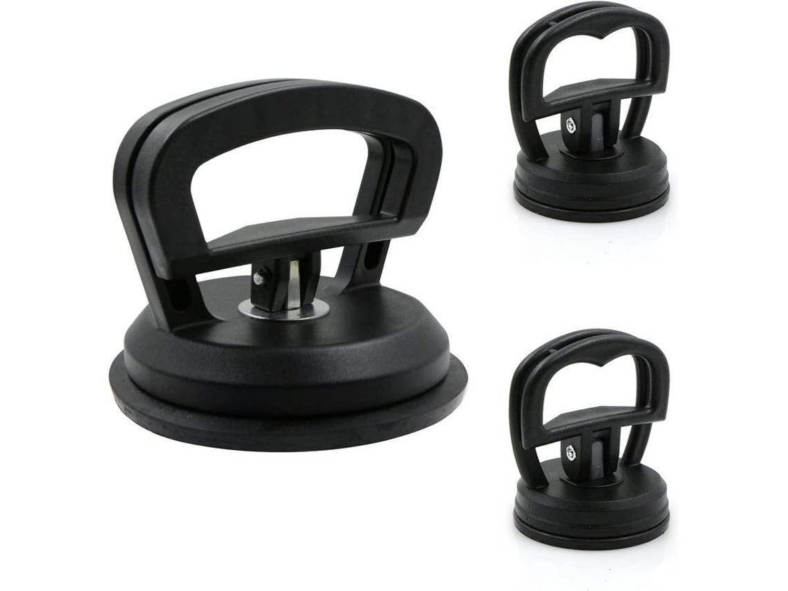 Juego De 3 Ventosas De Goma Para Vidrio Y Azulejos: 11,8 Cm (1 Unidad) + 5,7 Cm (2 Unidades)