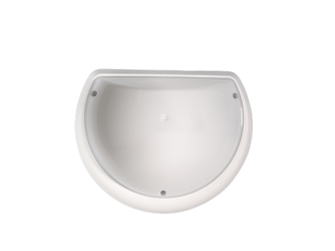 Porthole redondo blanco con LED 9W (Ec. 72W) IP54 Diam. Sensor de hiperfrina de 250 mm HOROZ ELECTRIC