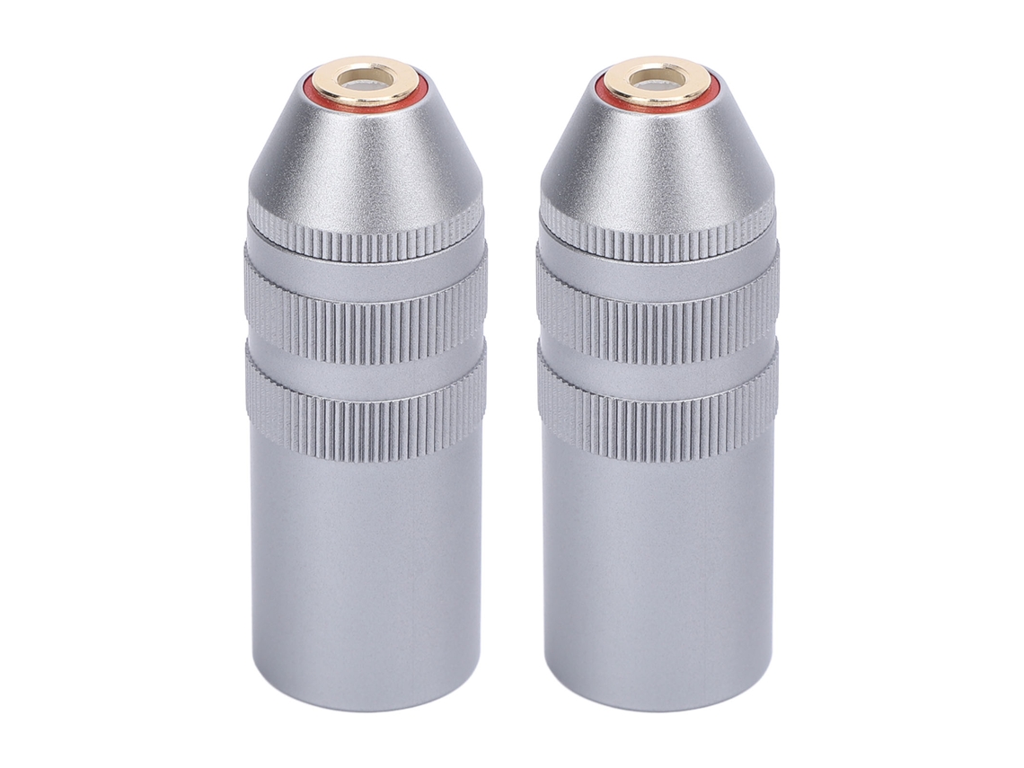 2pcs Adaptador Xlr Macho 4 Pinos Para 4.4mm Fêmea Balanceada Para Microfones Misturadores Alto-falantes Ativos