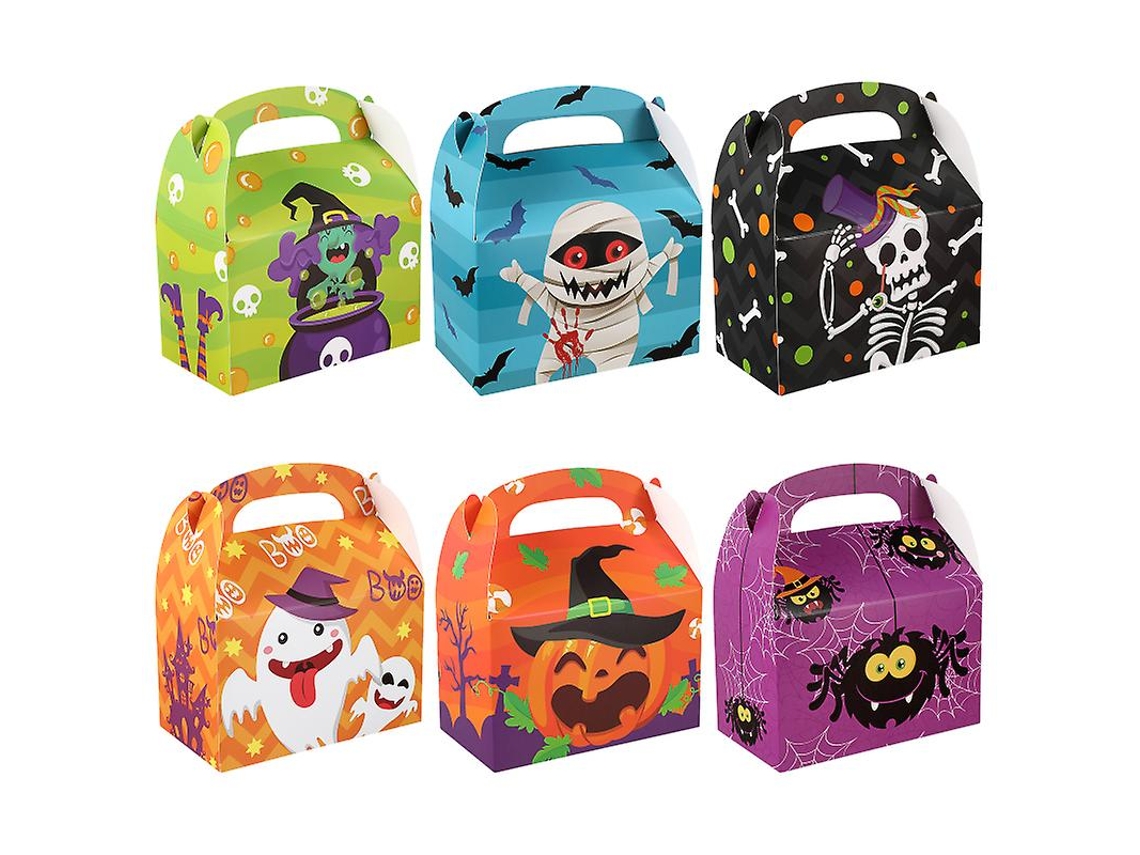 Caja De Galletas De Halloween De 24 Piezas