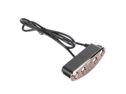 Cargador De Enchufe Con Botones Usb Galvanizados Para Sofá, Control Remoto De Carga Con 5 Botones.
