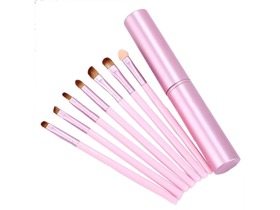 Juego De 7 Brochas De Maquillaje Para Ojos Para Difuminar Sombras De Ojos.