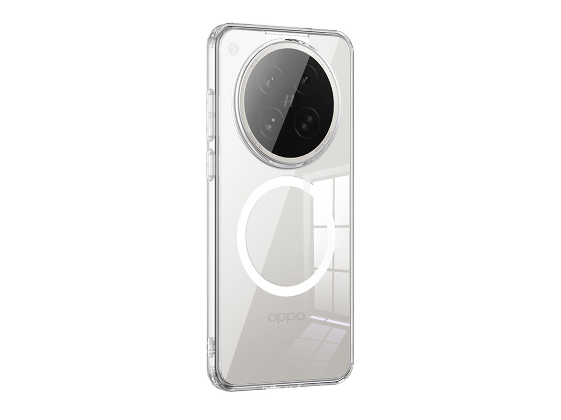 Adequado Para Capas Foscas De Celulares Oppo.design Magnético Totalmente Transparente série Nail - Realme Gt8 Pro