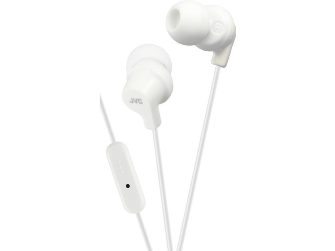 Auriculares JVC HA-FR15 (In Ear - Micrófono - Blanco)