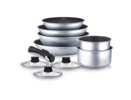Batería de cocina de 10 piezas - Aluminio ARTHUR MARTIN