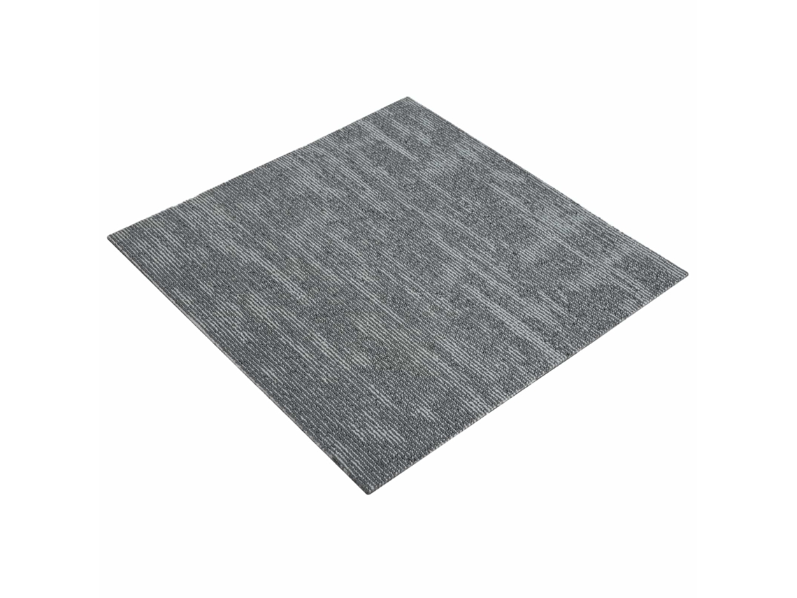 Vidaxl Azulejo De Alfombra Gris Hormigón 50 X 50 Cm 4 Pcs Pp Y Betún