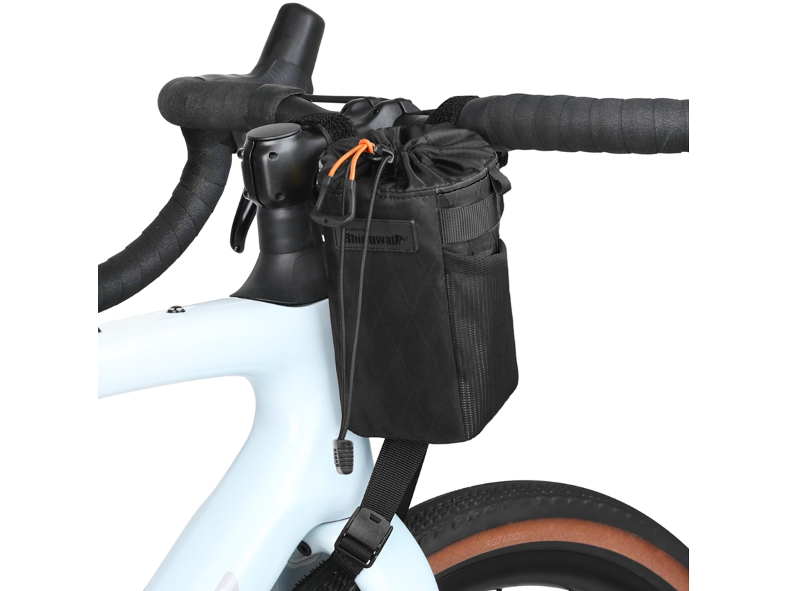 Bolsa Portabotellas Para Bicicleta, Bolsa Térmica Para Manillar De Bicicleta, Acceso Con Una Sola Mano (negra)