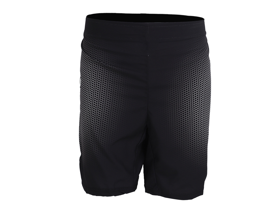 Danu2026-pantalones Cortos Deportivos Para Hombre De Talle Medio Ligeramente Elásticos Estampados Para Boxeo Senderismo Negro Xl