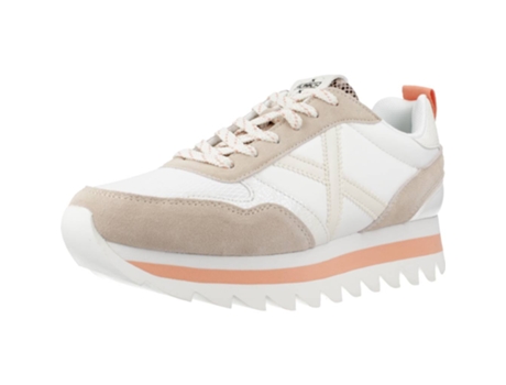 Zapatos de Mujer MUNICH Ripple Tecido Beige (38)