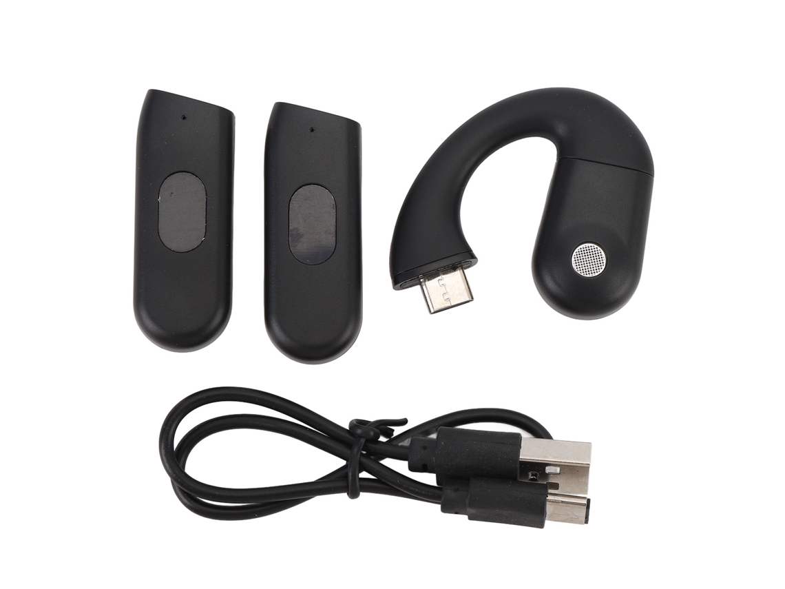 Auriculares Bluetooth 5.5 De Conducción Ósea Con Cancelación De Ruido Y Enc, Batería De Larga Duración, Para Negocios, Correr Y Ciclismo.