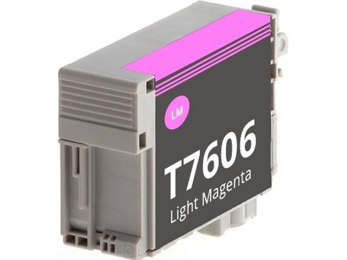 Cartucho para Epson t7606 Magenta Claro Tinta de Pigmento c13t76064010