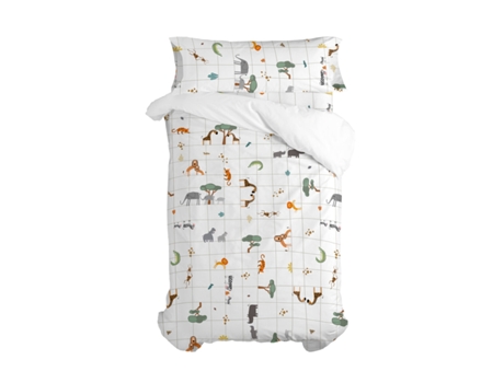 Juego de funda nórdica HAPPYFRIDAY Mini savanna (Multicolor)