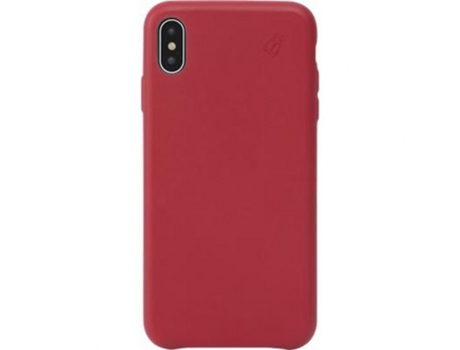 Funda para iPhone XS Max BEETLECASE Piel Rojo