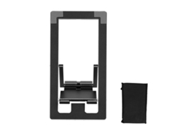 Soporte Para Teléfono Ajustable Plegable De Aleación De Aluminio Para Escritorio Para Teléfono Tableta Negro