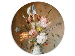 El Cuadro Naturaleza Muerta Con Flores - Balthasar Van Der Ast - Pintura 60x60 Cm