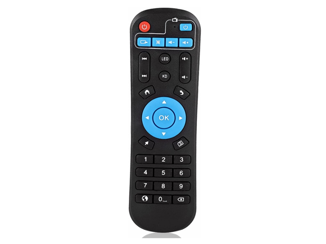 Reemplazo de control remoto universal para T95Z Plus, T95U Pro, T95V Pro, Q Plus, QBOX Smart TV Box (Negro)
