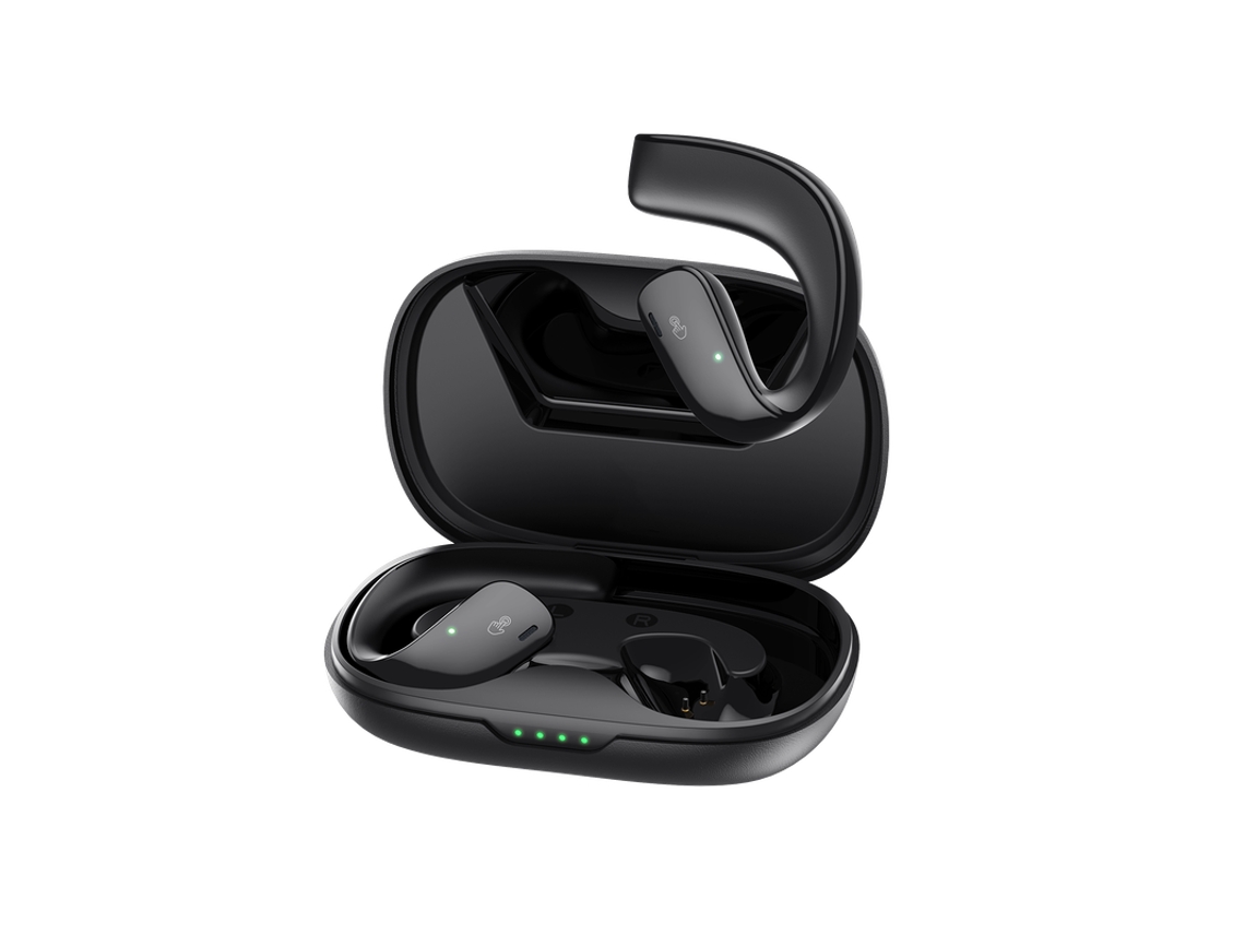 Auriculares Inalámbricos Inalámbrico Agua Sobre Graves Profundos YIZHOOD Bluetooth Negro