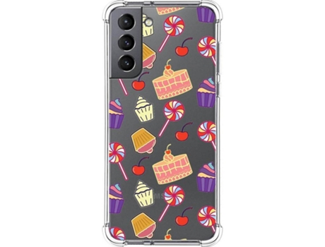 Carcasa Samsung Galaxy S21 5G TUMUNDOSMARTPHONE Dulces 01 Multicolor
